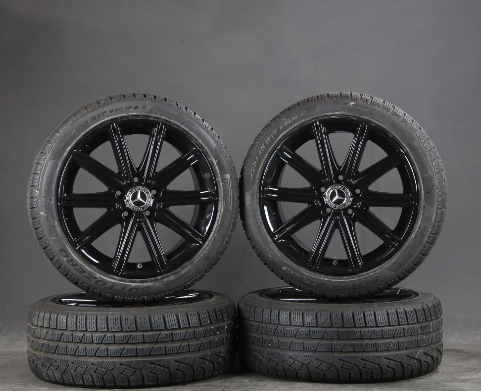 17 inch original Mercedes SLK SLC R172 winter wheels A1724011402 winter tyres