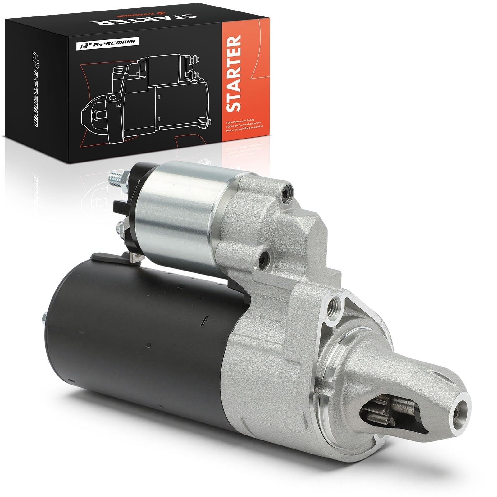 Bosch starter motor for Mercedes-Benz CL, E, GL, ML, R, S, and SL Class