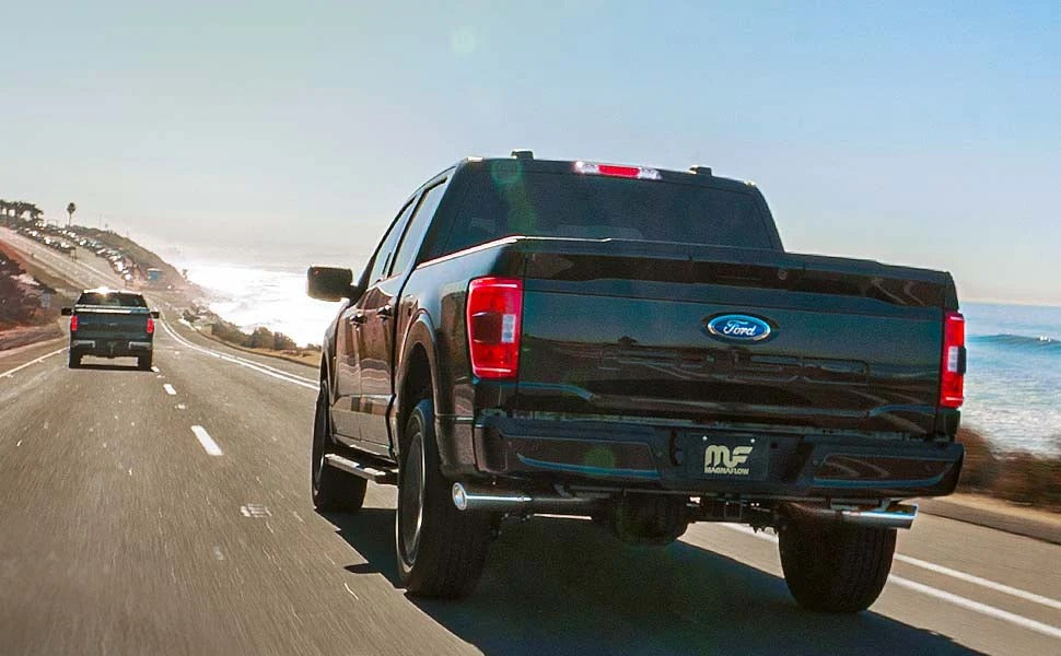 MagnaFlow 15101 Cat-Back Exhaust System for 2011-2014 Ford F-150s with a 5.0L engine