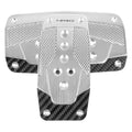 NRG Innovations Neo Silver Pedal Pad Set