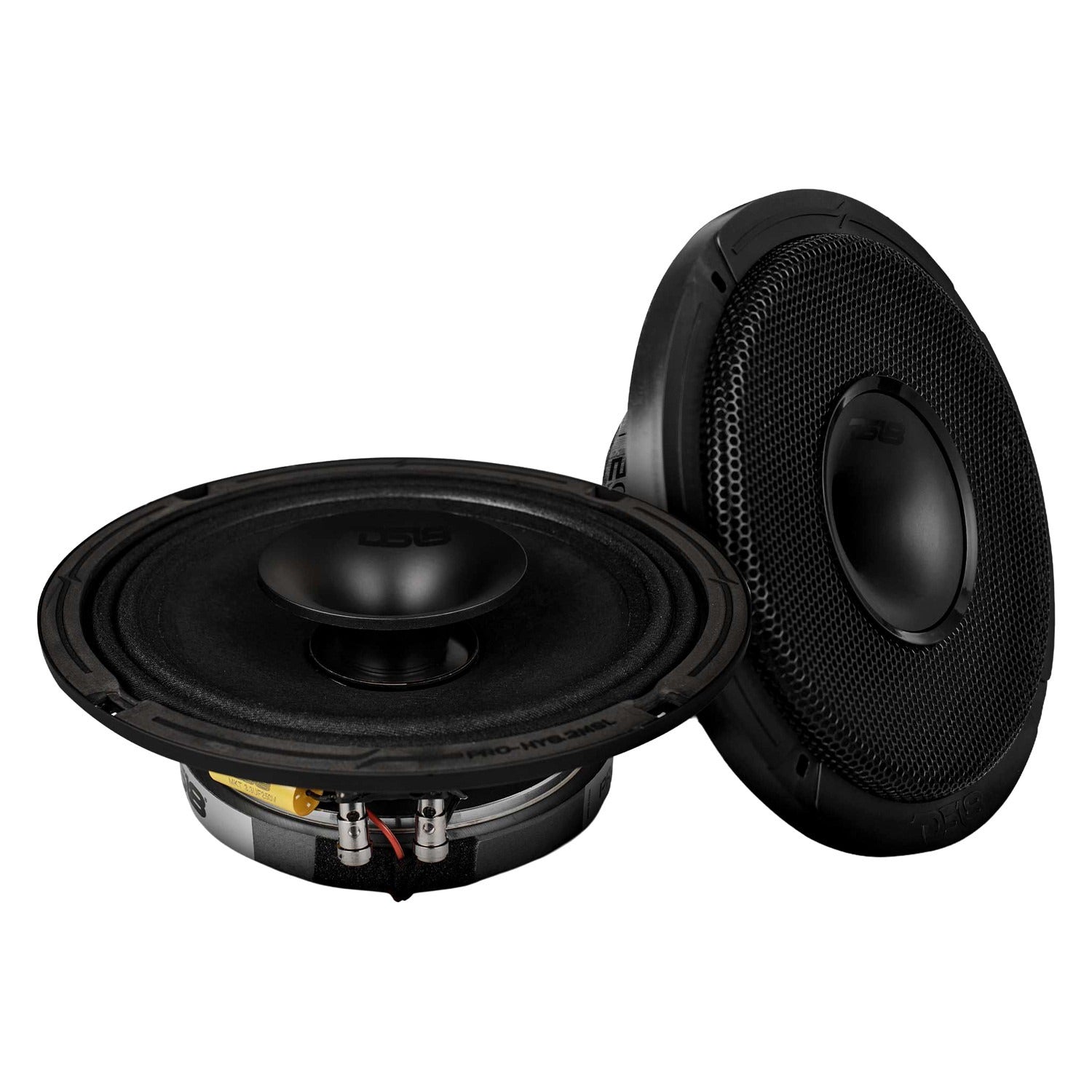 DS18 PRO-HY8.4MSL 8-Inch Shallow Coaxial Hybrid Mid-range Loudspeakers