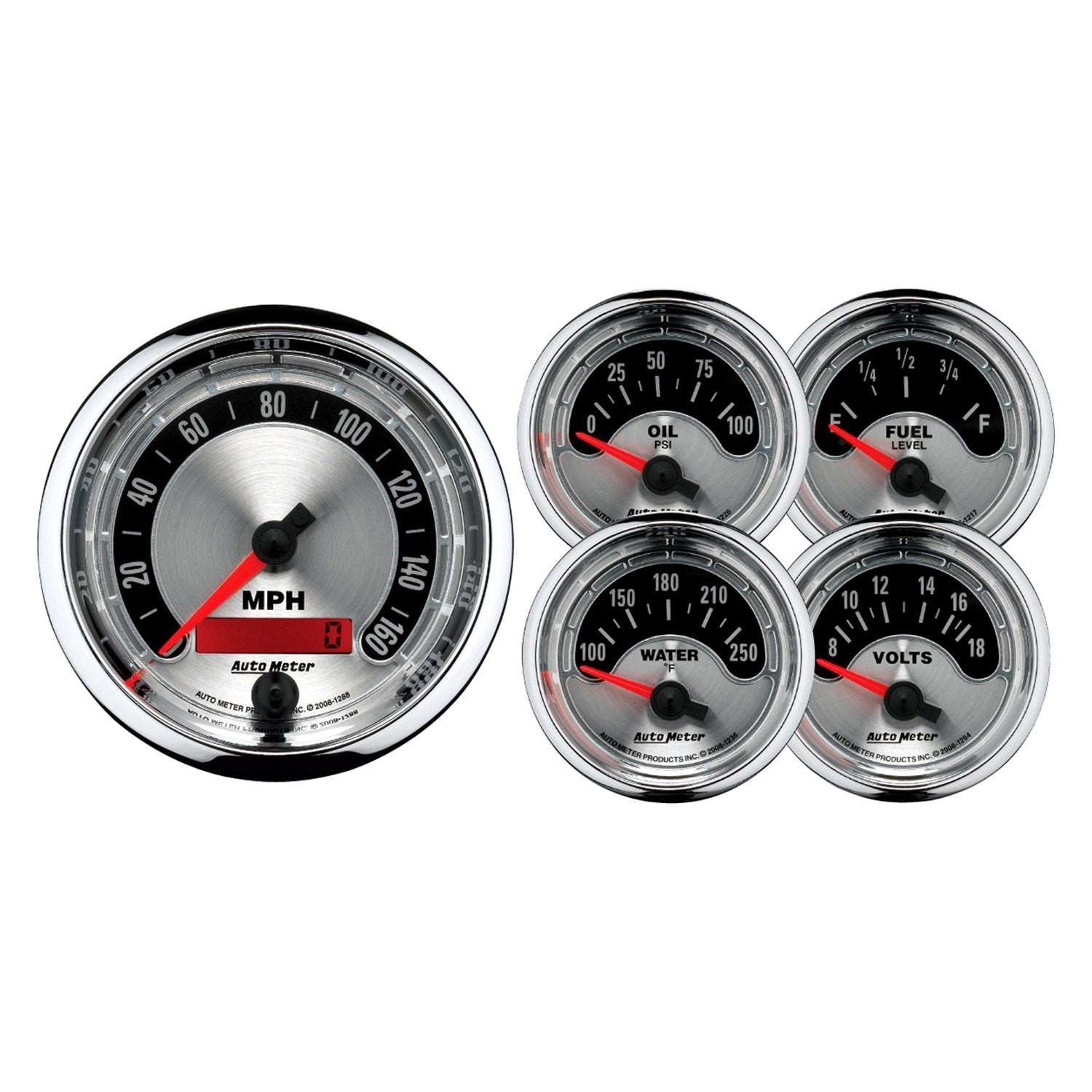 Auto Meter 1288 American Muscle Series 160 MPH