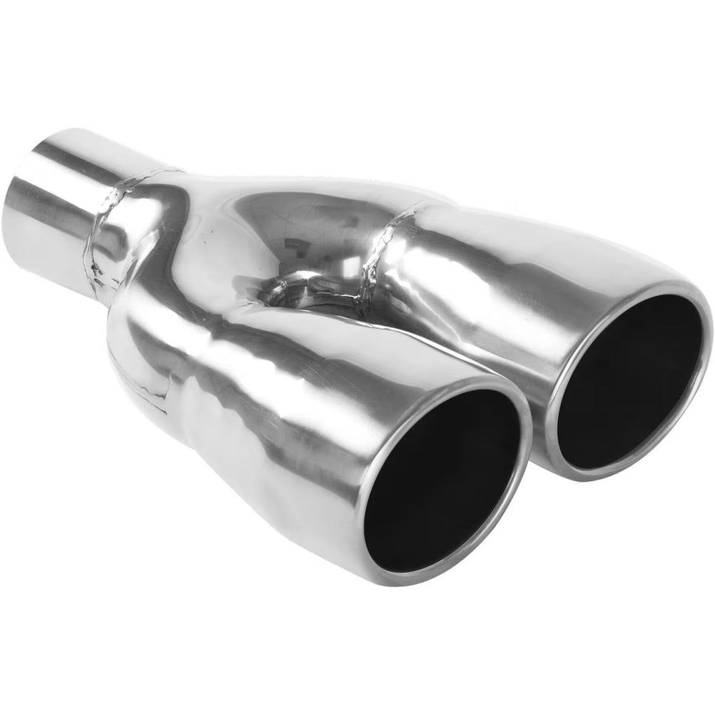 MagnaFlow 35168 Dual Exhaust Tip Featuring a Polished 2.25-inch Inlet