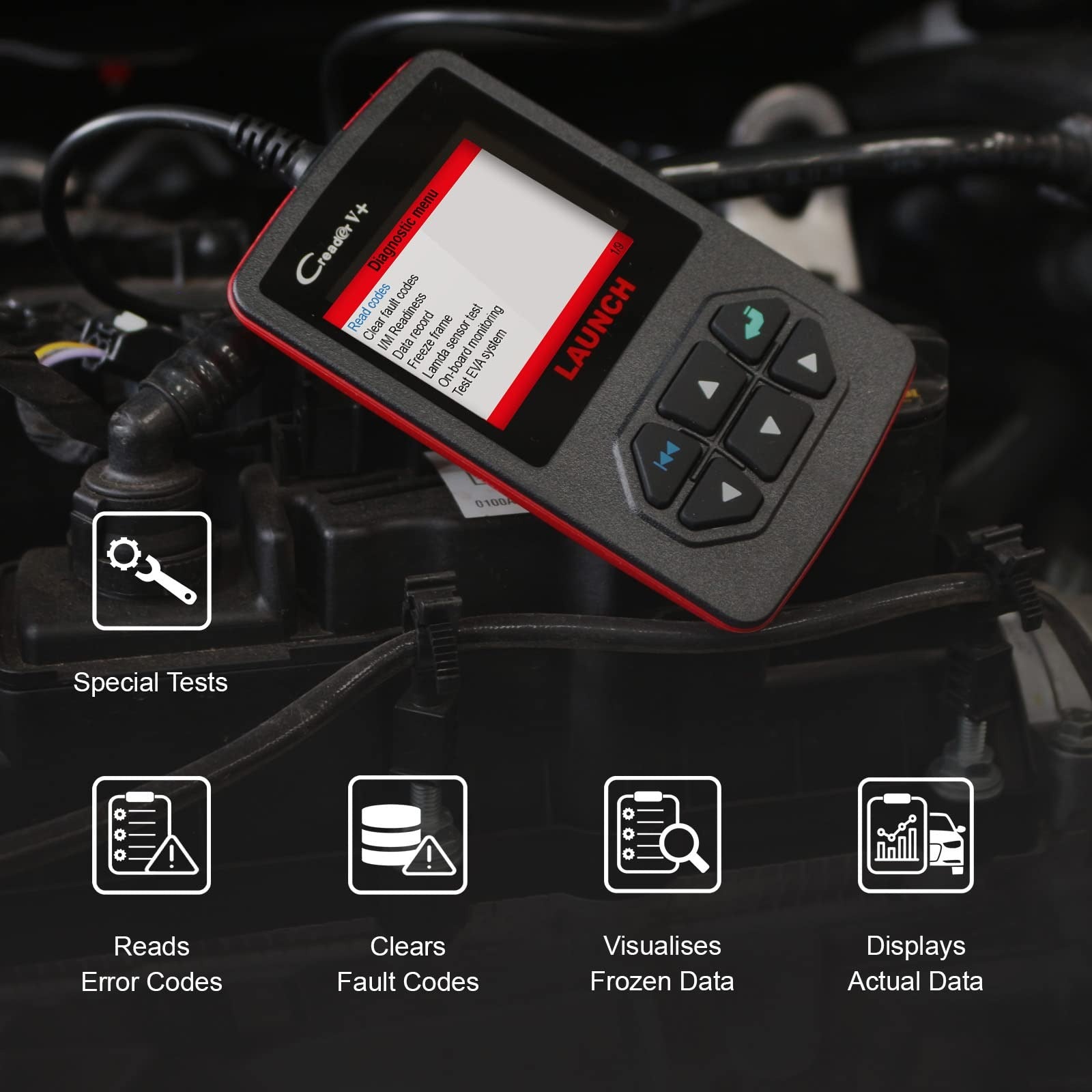 Launch Creader VI+ (Plus) Diagnostic Scanner
