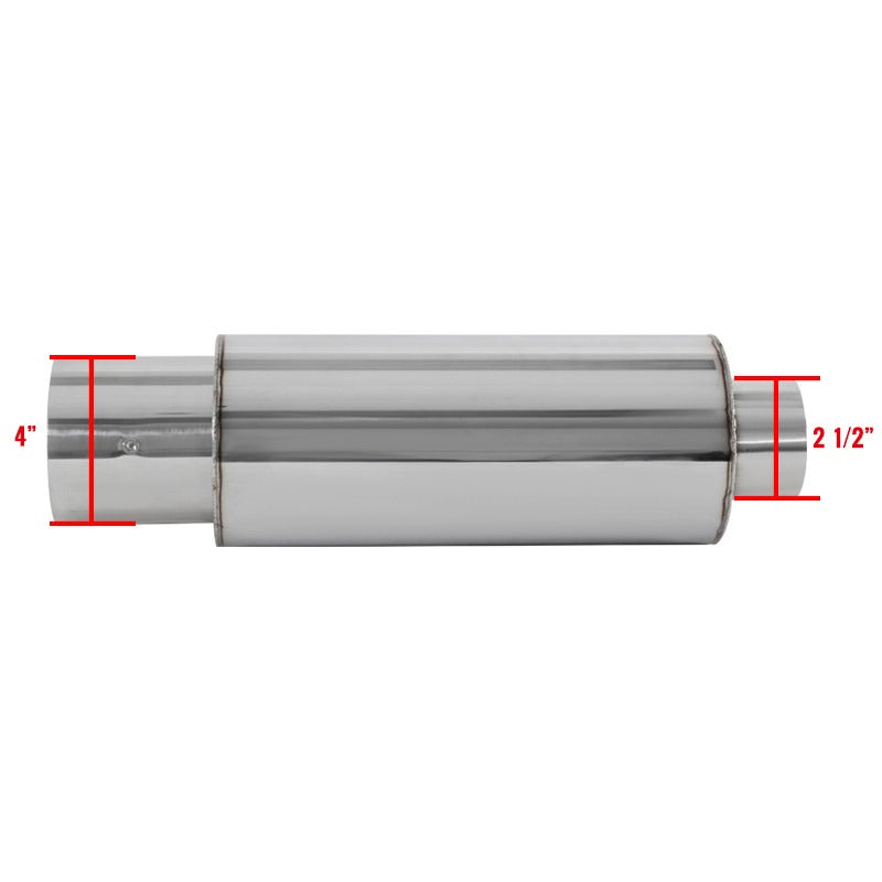 Universal Stainless Steel Car Exhaust Silencer / Muffler