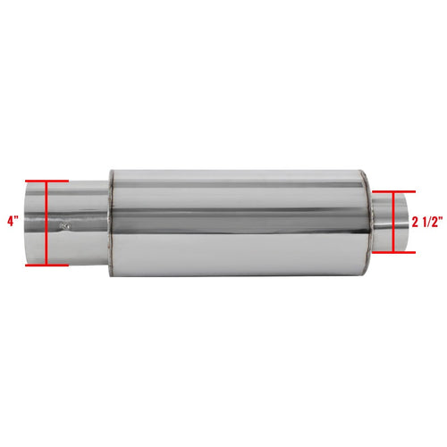 Universal Stainless Steel Car Exhaust Silencer / Muffler
