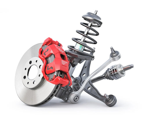 Racing Suspension Shock Absorbers With Brakes Disk