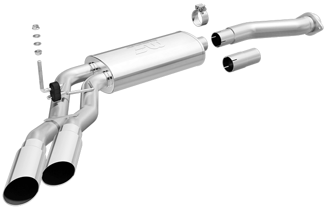 MagnaFlow 15101 Cat-Back Exhaust System for 2011-2014 Ford F-150s with a 5.0L engine