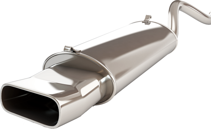 Universal Stainless Steel Car Exhaust Silencer / Muffler