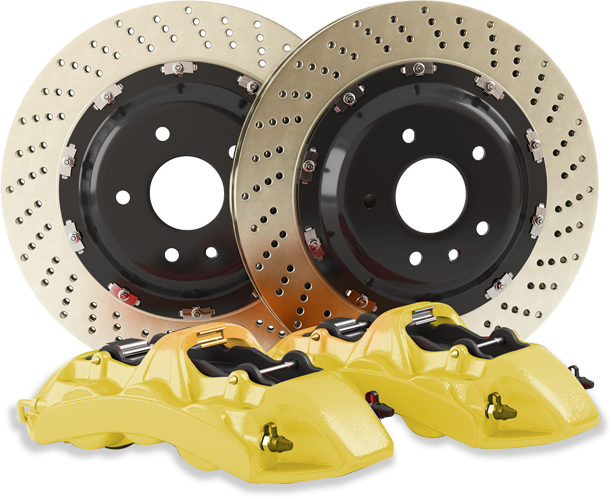 Turner Front Big Brake Kits for BMW E46 M3 S54
