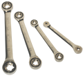 4-Piece Jonnesway Double-box Ratcheting E-Torx Wrench Set