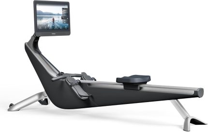 Hydrow Origin Rowing Machine with 22″ HD Rotating Screen, Upright Storage