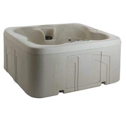 LS100 110 Volt 4-Person 13-Jet Rectangle Plug and Play Hot Tub