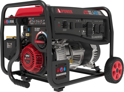 SUA6900D – 6900 Watt<br> Dual Fuel Portable Generator