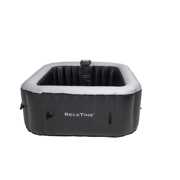 ZACHVO_120_Volt_3_-_Person_120_-_Jet_Square_Inflatable_Hot_Tub_in_Black
