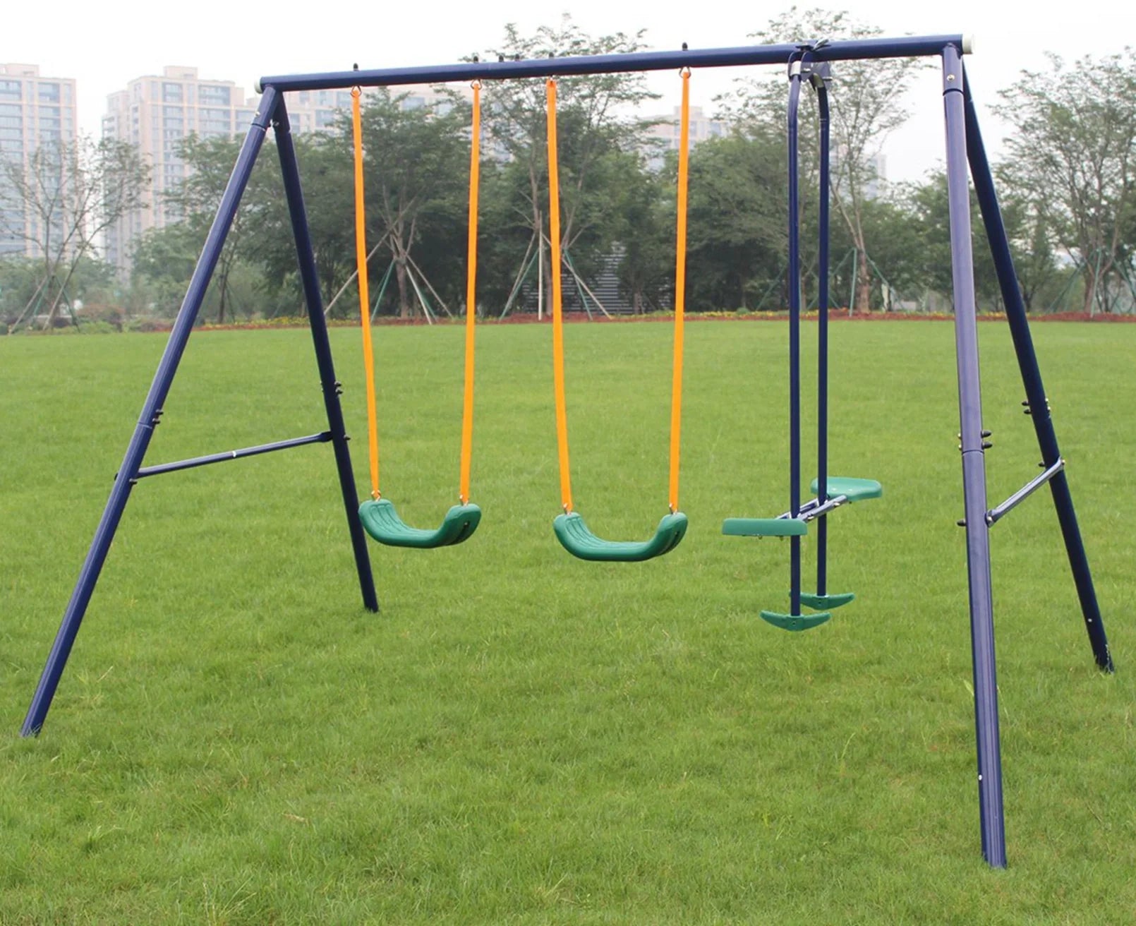 metal-swing-set-outdoor-with-glider-for-kids-toddlers-children